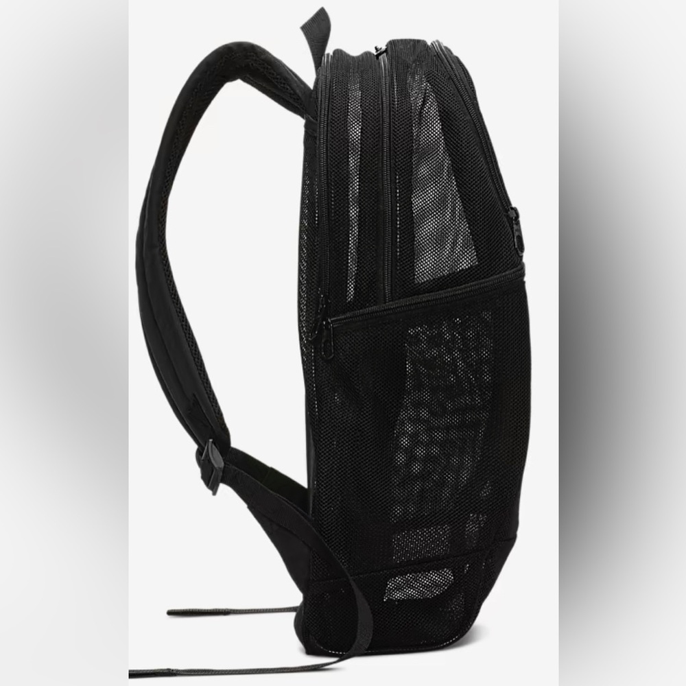 Nike Barsilia Mesh School Training Backpack Black (26L) BA6050-010 One Size - Picture 2 of 4
